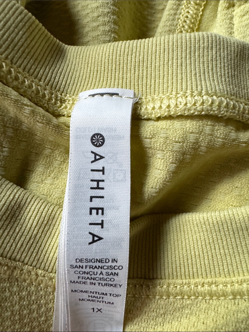 Athleta Momentum Top 3-Piece Bundle in Dusty Jade, Lemon Lime and Mauve - Picture 2 of 6